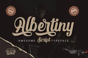 Albertiny - Awesome Script Typeface