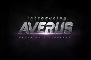 Averus - Futuristic Typeface