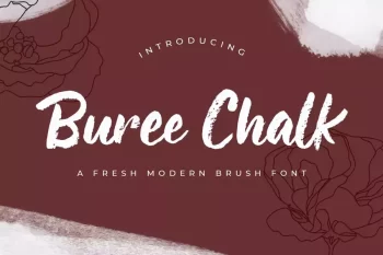Buree Chalk - Fresh Modern Script