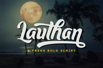 Lauthan - Fresh Bold Script