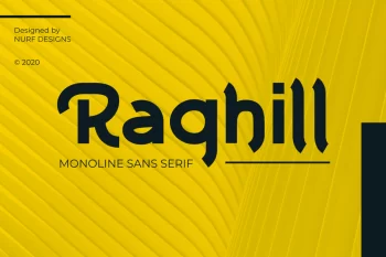 Raghill - Monoline Sans Serif