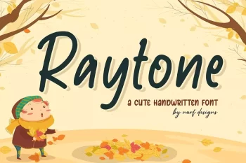 Raytone - Cute Handwritten Font