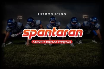 Spantaran - A Sporty Display Typeface